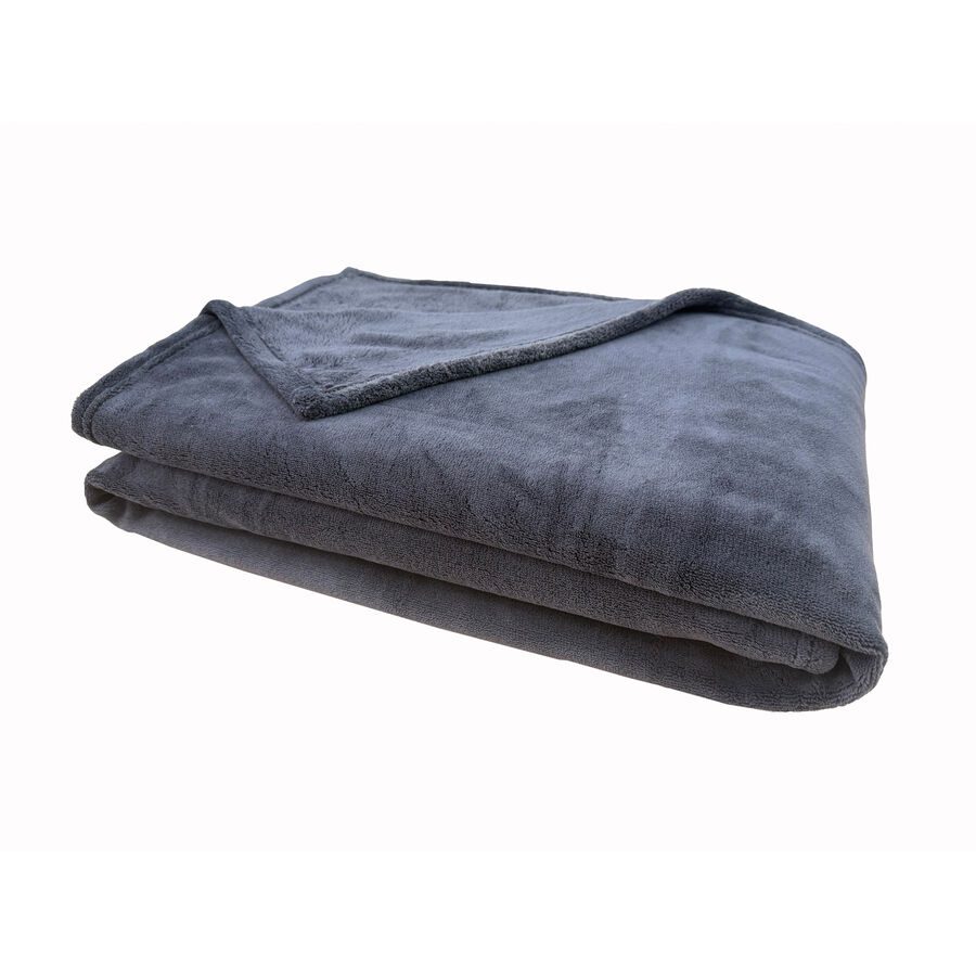 Wohndecke Aria 150x200cm anthrazit - Material: 100% Polyester - Wohndecke
