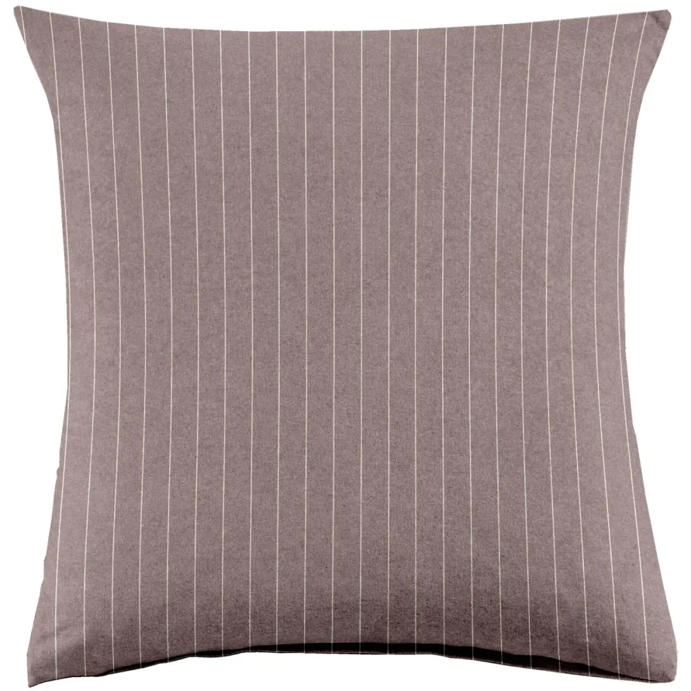 Kissenbezug Emma 65x65cm brown - Farbe: Braun - Material: 100% Baumwoll-Flanell, Heather Melange Optik - Kissenbezug