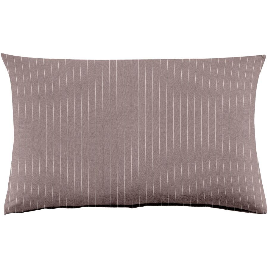 Kissenbezug Emma 65x100cm brown - Farbe: Braun - Material: 100% Baumwoll-Flanell, Heather Melange Optik - Kissenbezug