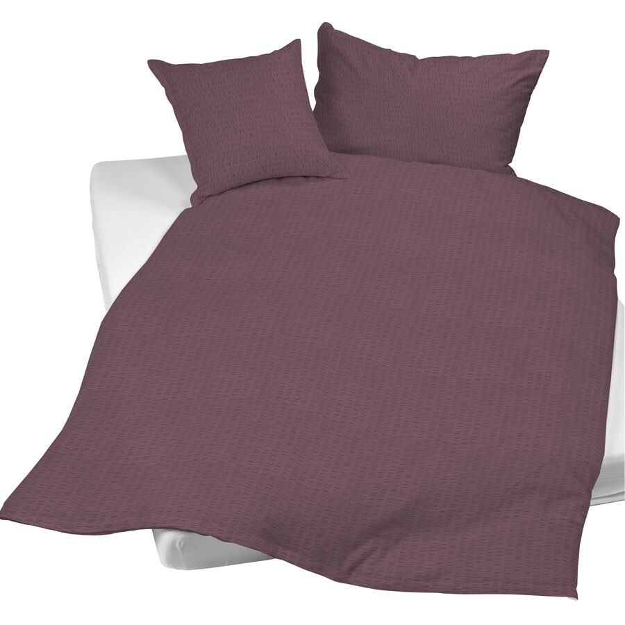 Night Fashion Duvetbezug Edi plum 240 x 240cm - Duvetbezug