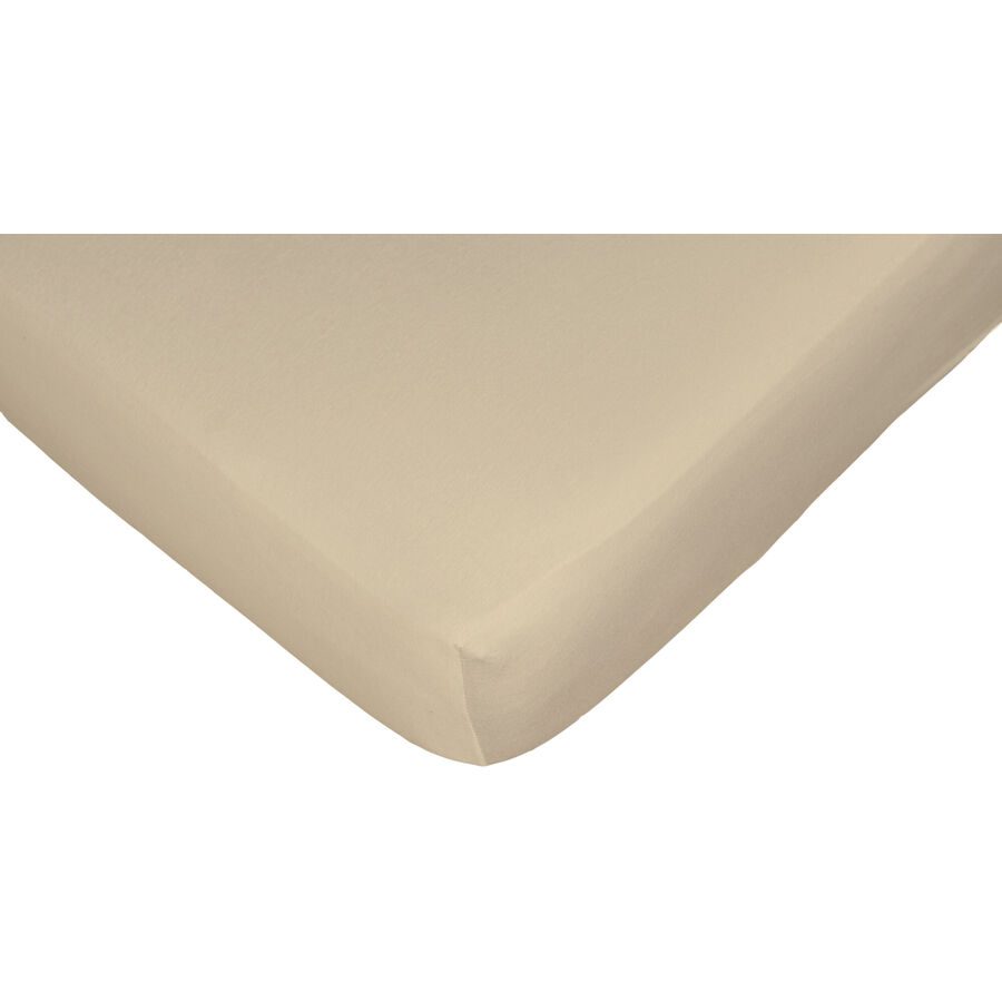 Nobilium Fixleintuch Nela écru 090 x 200cm - Material: 95% Baumwolle 5% Elasthan - Fixleintuch