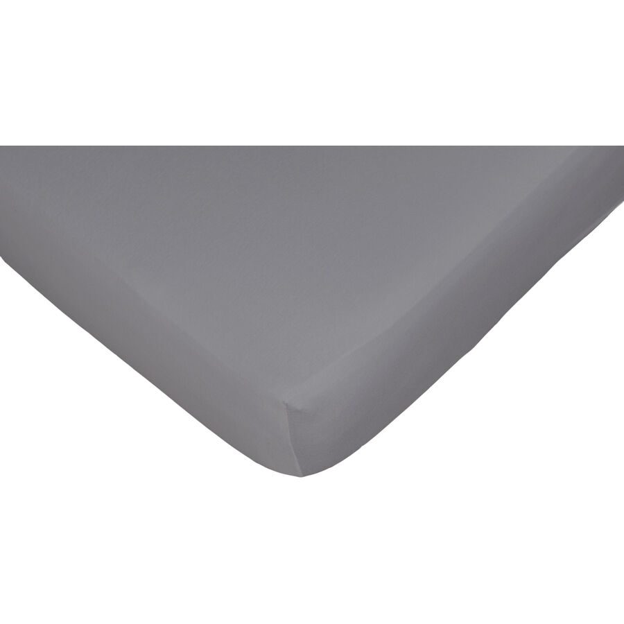 Nobilium Fixleintuch Nela grau 180 x 200cm - Material: 95% Baumwolle 5% Elasthan - Fixleintuch