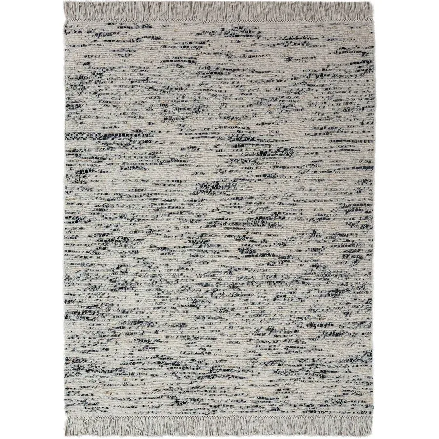 Teppich Elmira Schwarz Wolle B 140 T 200 cm - Material: 100% WOLLE