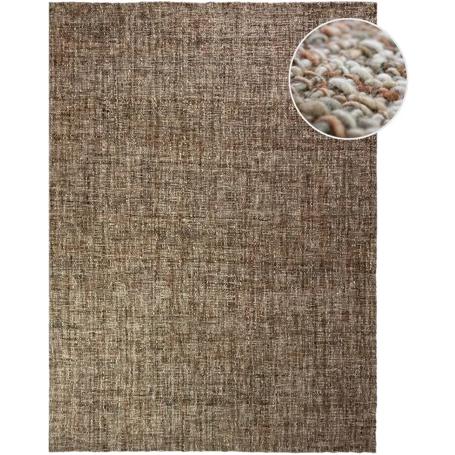 Teppich Hollena Bronze Wolle B 200 T 290 cm - Material: 100% WOLLE