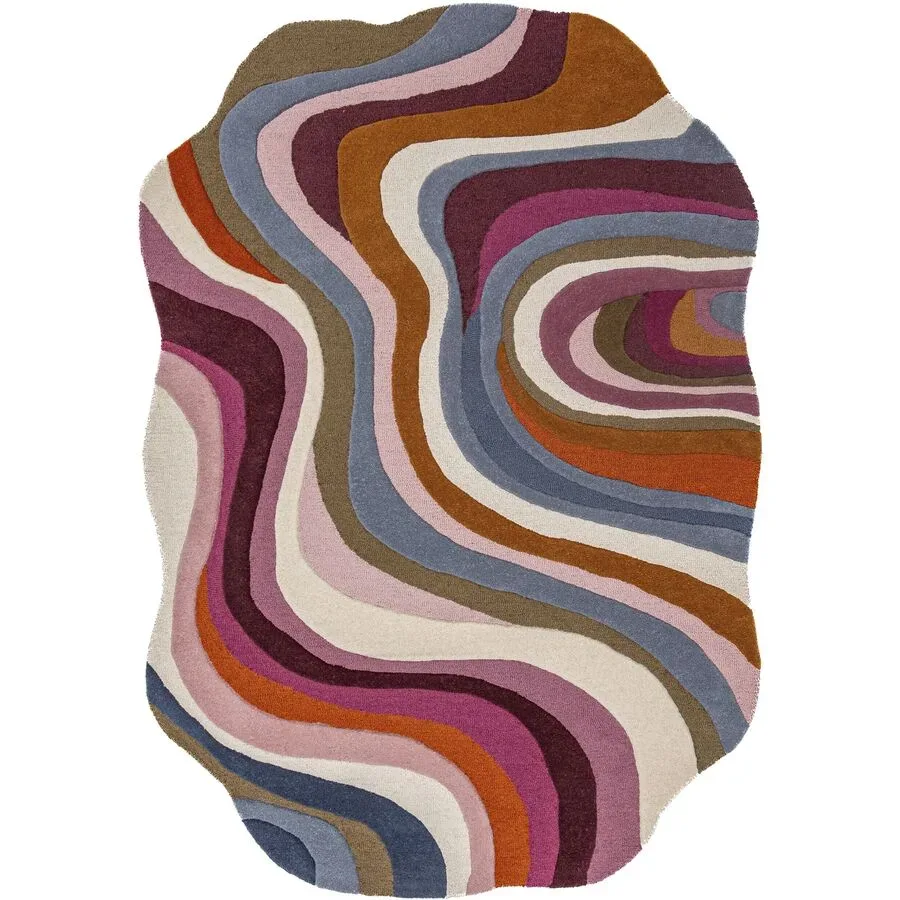 Teppich Elrosa Mehrfarbig Wolle B 200 T 290 cm - Material: 100% WOLLE