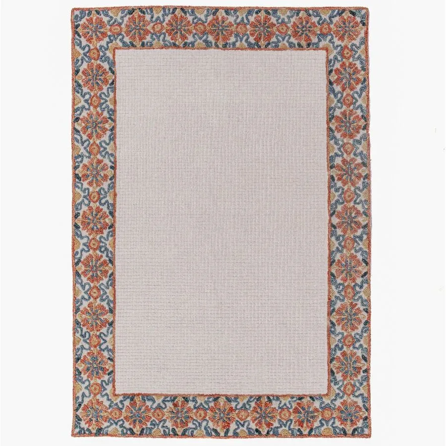 Teppich Madrona Beige Wolle B 120 T 170 cm - Farbe: Natur - Material: 100% WOLLE