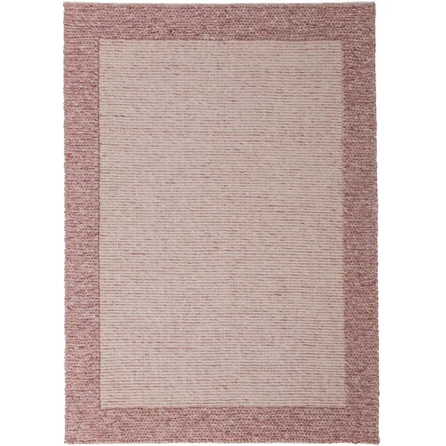 Teppich Renvia Lila Wolle/Polyester B 120 T 170 cm - Farbe: MAULBEERE