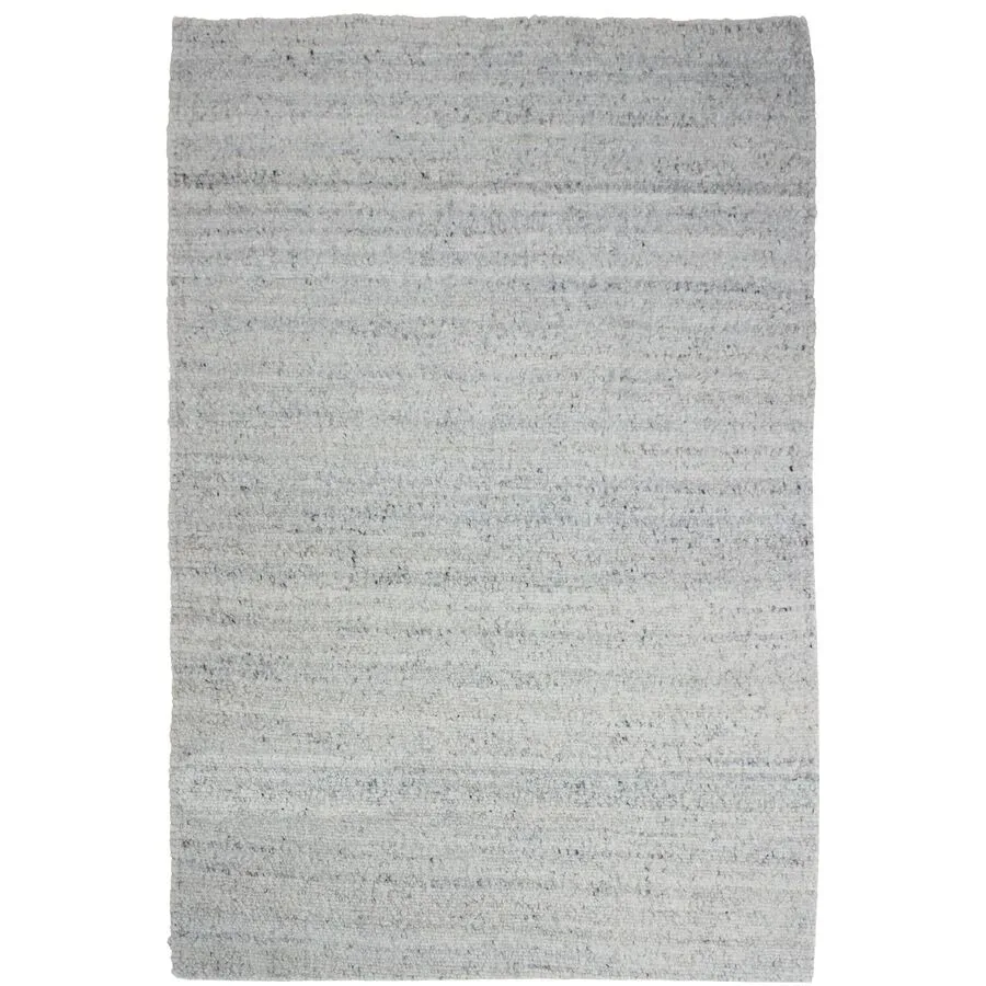 Teppich Elvara Weiss Polyester B 120 T 170 cm - Farbe: elfenbein - Material: 100% POLYESTER - Teppich