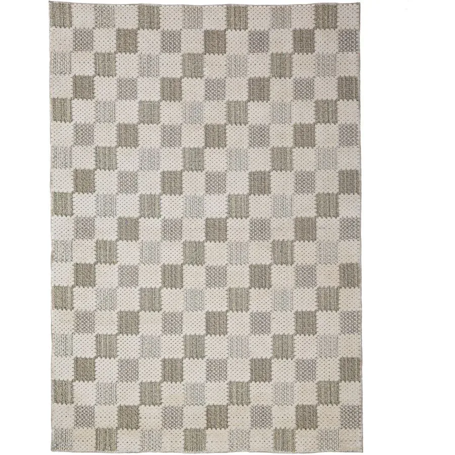 Teppich Madelin Grün Baumwolle/Polyester B 194 T 290 cm - Material: 80% BAUMWOLLE 20% POLYESTER - Teppich