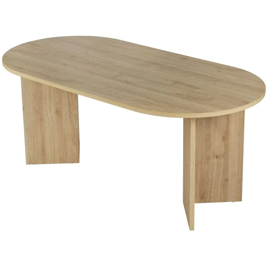 Esstisch Georis Braun Holz B 180 cm - Farbe: Cadiz Eiche - Material: Holzwerkstoff