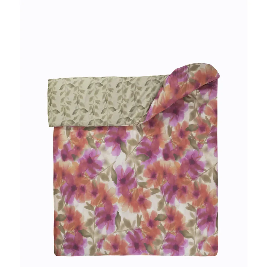 Kas - Elise Duvetbezug, Elise Blumen Bettbezug, 240 x 240 cm, Multicolor