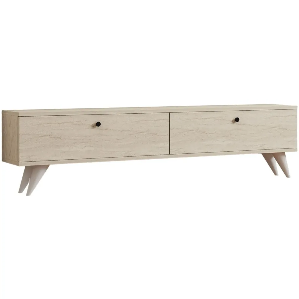 TV-Möbel Georis Travertin Holzwerkstoff B 160 cm