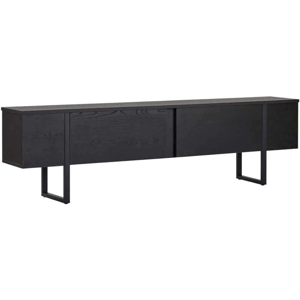 TV-Möbel Georis Schwarz Holzwerkstoff B 180 cm