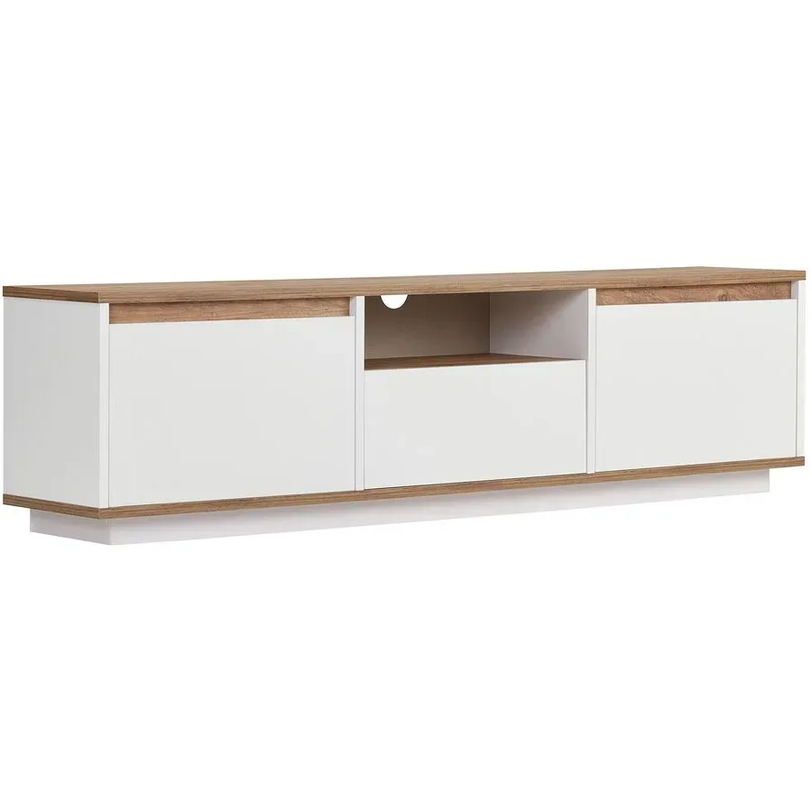TV-Möbel Georis Kiefer/Weiss Holzwerkstoff B 160 cm