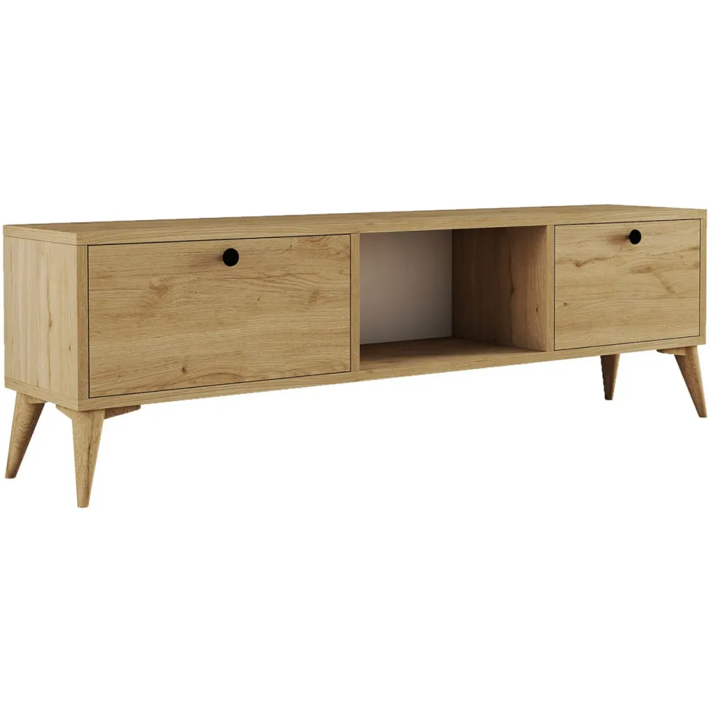 TV-Möbel Georis Eiche Holzwerkstoff B 138 cm