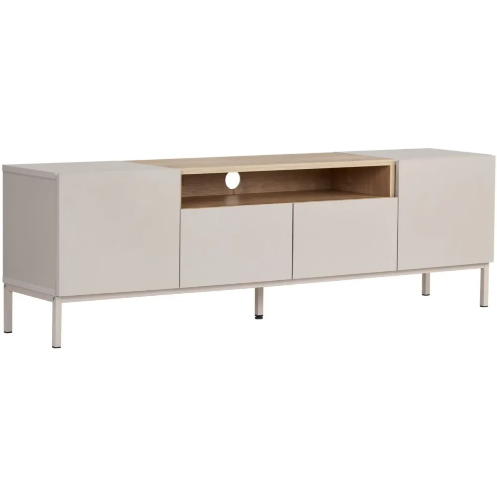 TV-Möbel Georis Sandstein/Eiche Holzwerkstoff B 160 cm