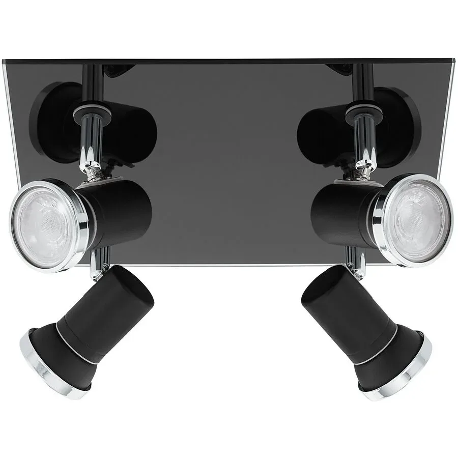 Spot Tamara 1 schwarz, chrom B 260 cm
