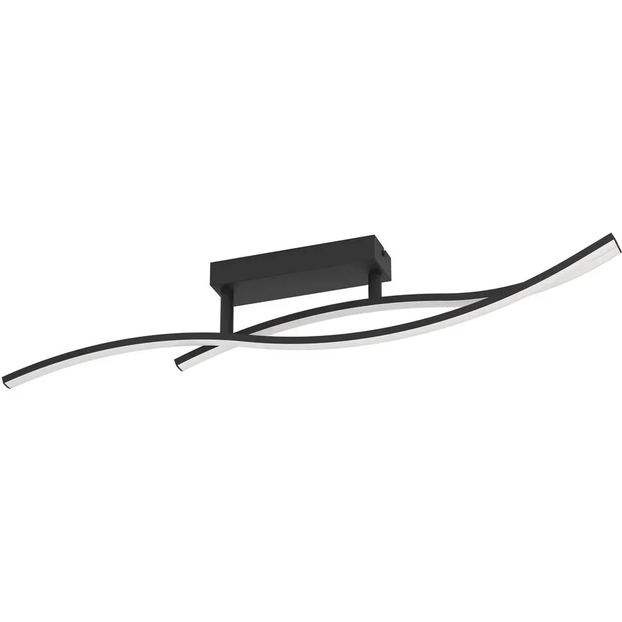 Deckenlampe Grisolia schwarz 1500 lm B 6 cm