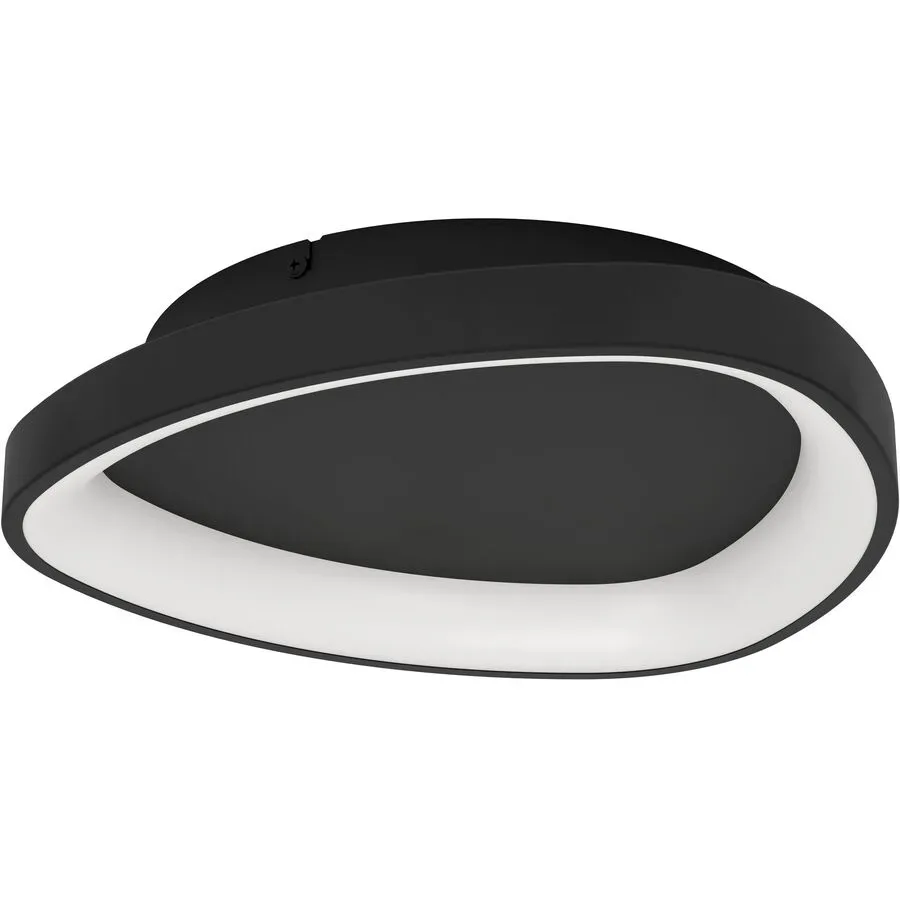 Deckenlampe Loretello schwarz 1440 lm Dimmbar B 35 cm