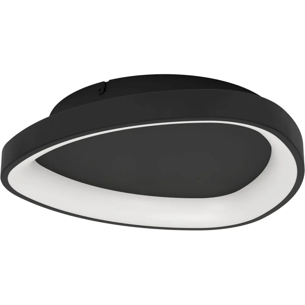 Deckenlampe Loretello schwarz 1440 lm Dimmbar B 35 cm