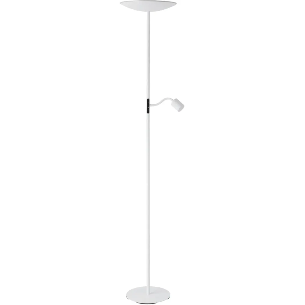 Stehlampe Conivarino weiss Dimmbar H 170 cm