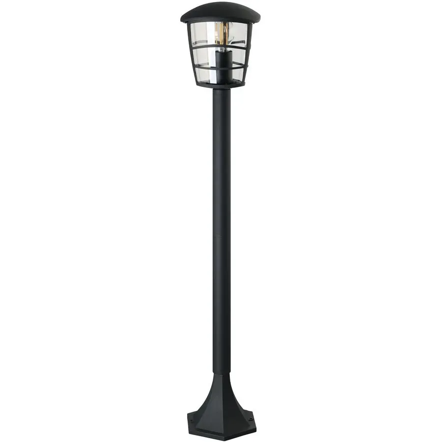 Stehlampe aussen Aloria schwarz B 170 H 940 cm IP44
