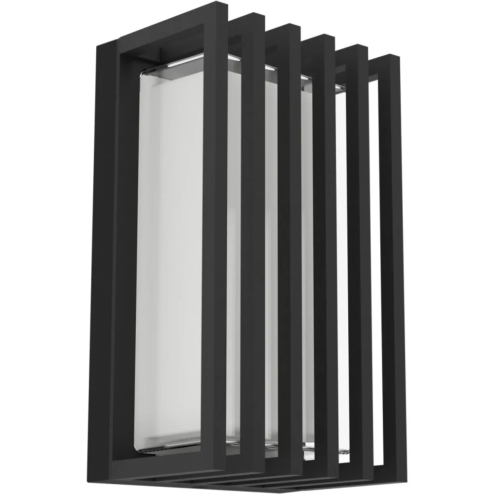 Wandlampe aussen Genoves schwarz-struktur IP65