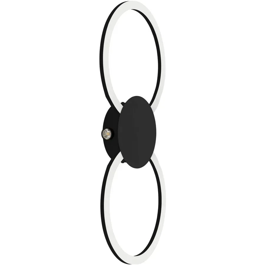 Wandlampe Venticello 1 schwarz B 300 cm