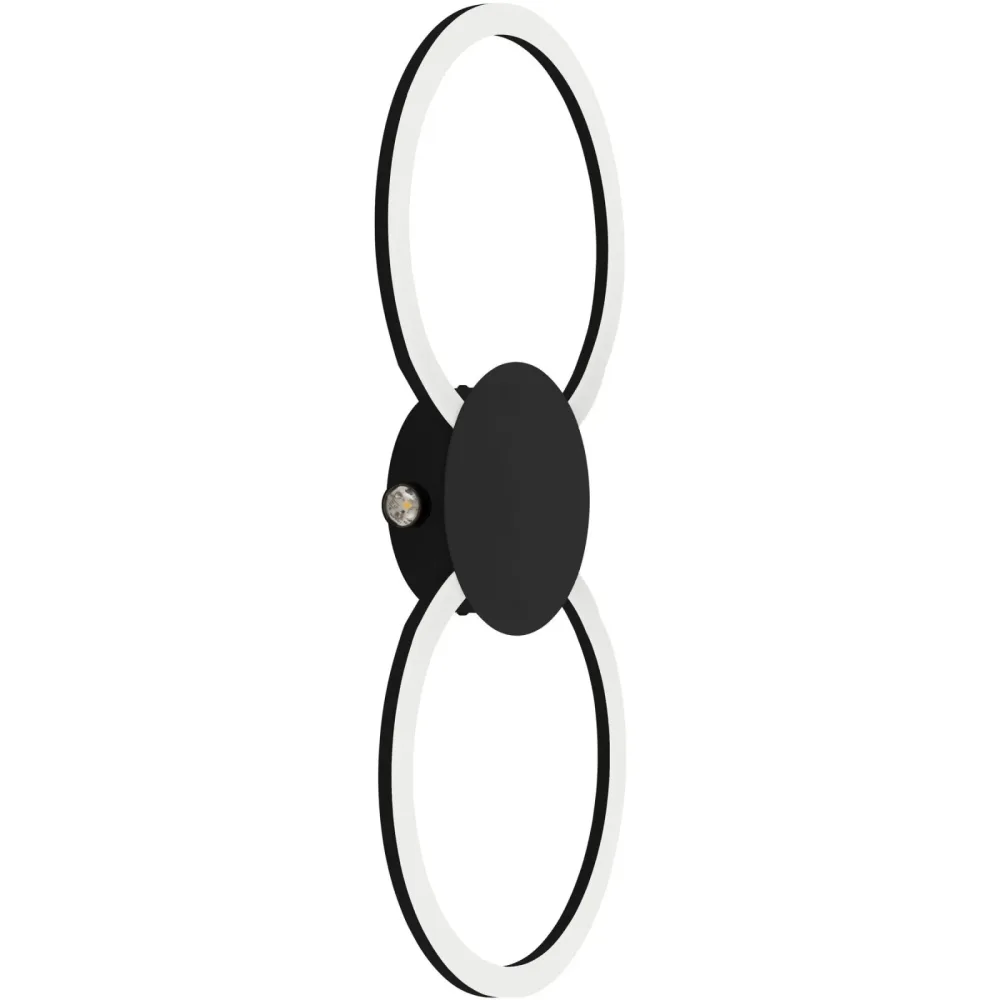 Wandlampe Venticello 1 schwarz B 300 cm