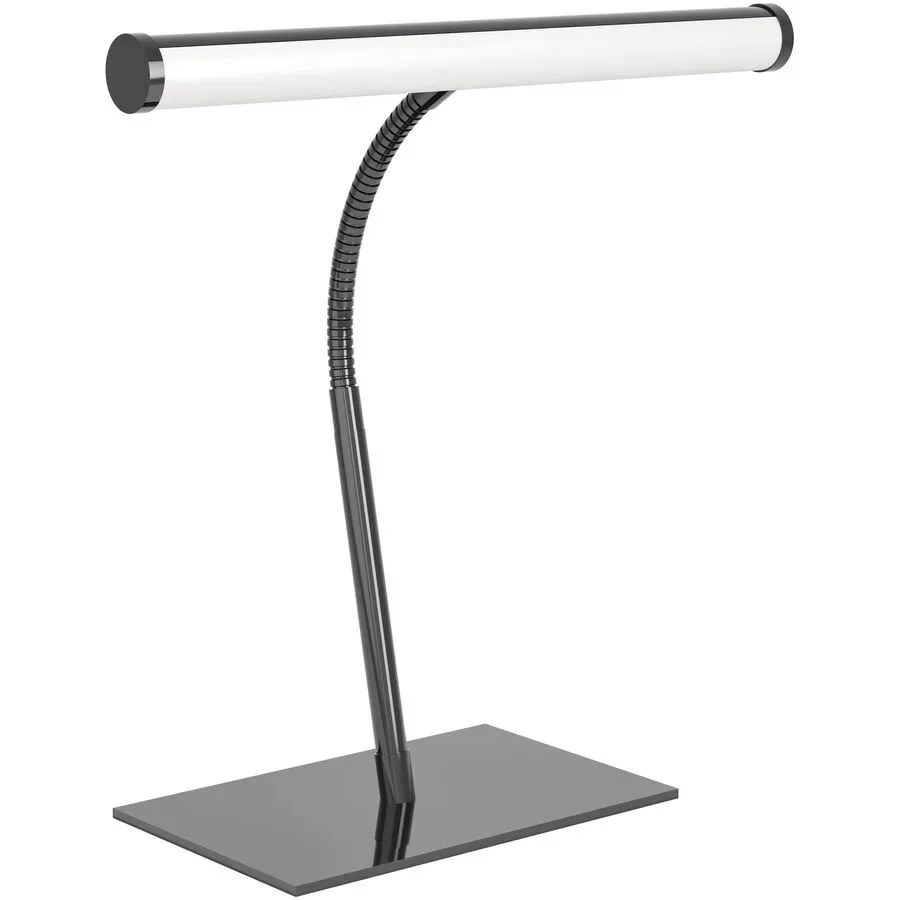 Tischlampe Riccione nickel-nero H 395 cm 500 lm