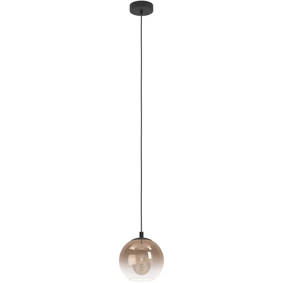 Pendellampe Ariscani 1 schwarz B 20 cm