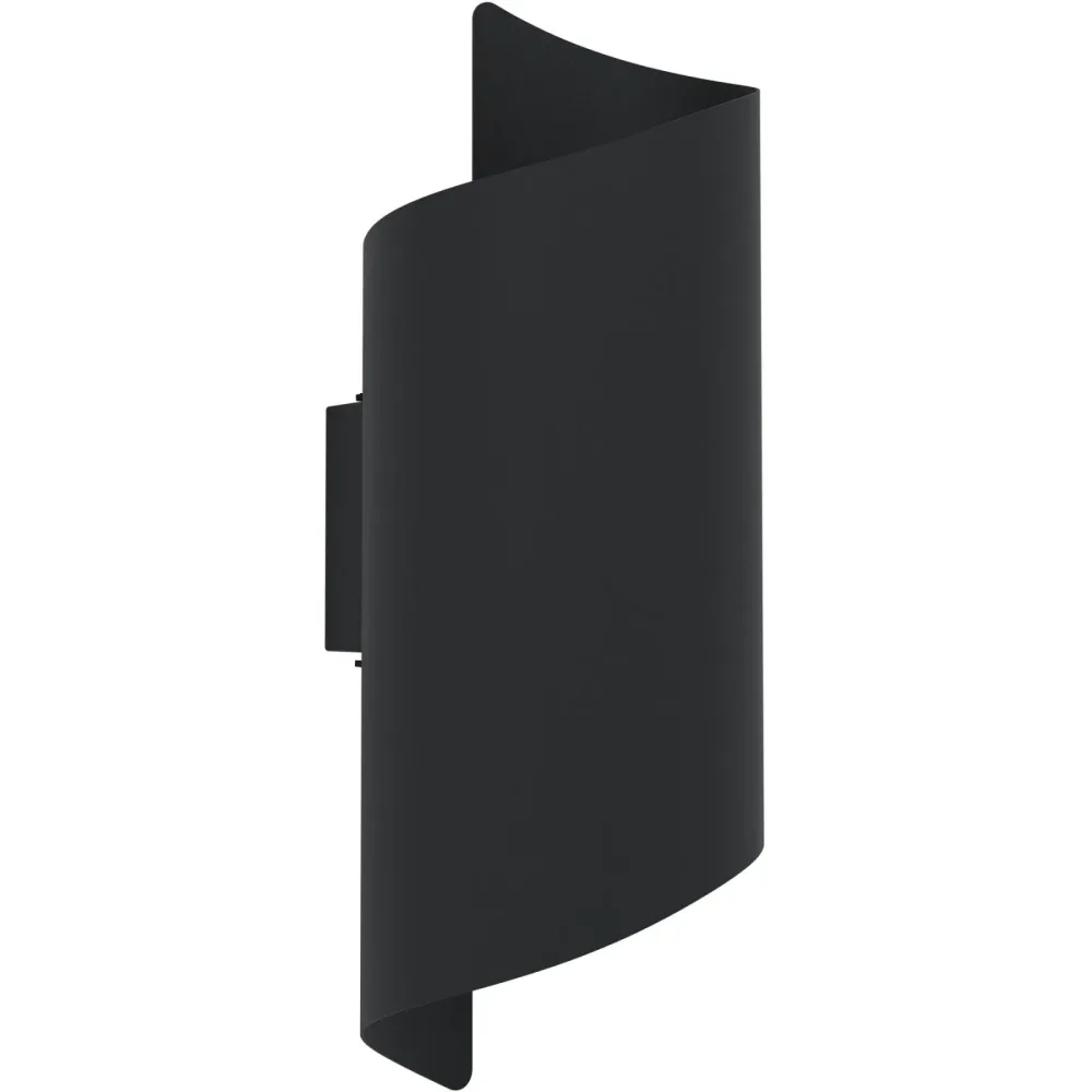 Wandlampe aussen Montarello schwarz B 7.5 cm IP44