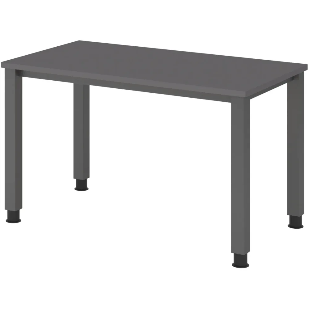 Schreibtisch Office Graphit manuelle Höhenverstellung 120 x 67.2 cm