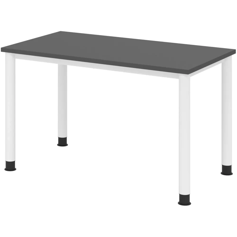 Schreibtisch Office Graphit manuelle Höhenverstellung 120 x 67.2 cm