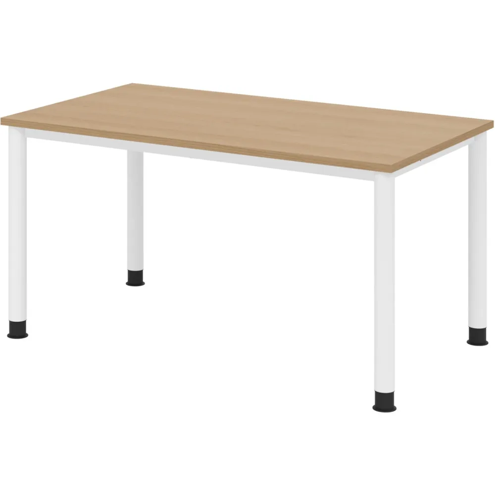 Schreibtisch Office Eiche manuelle Höhenverstellung 140 x 80 cm