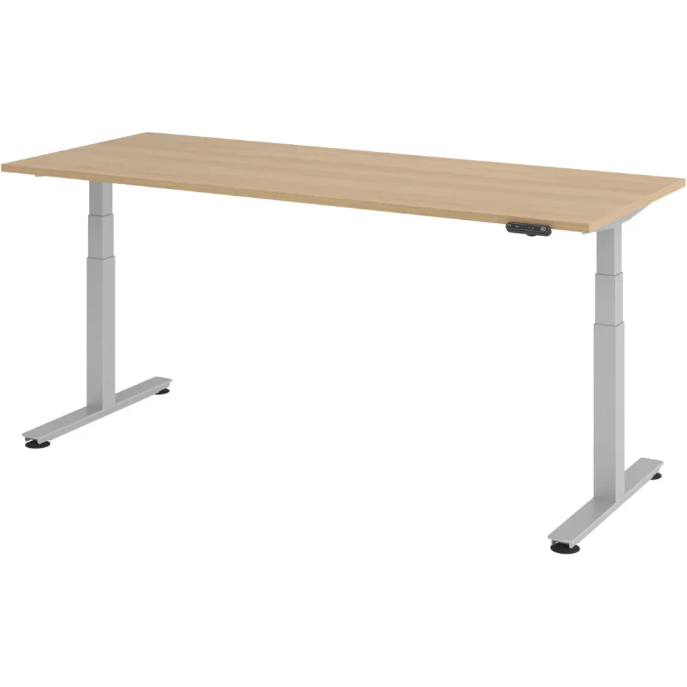 Schreibtisch Office Eiche elektrische Höhenverstellung 200 x 80 cm