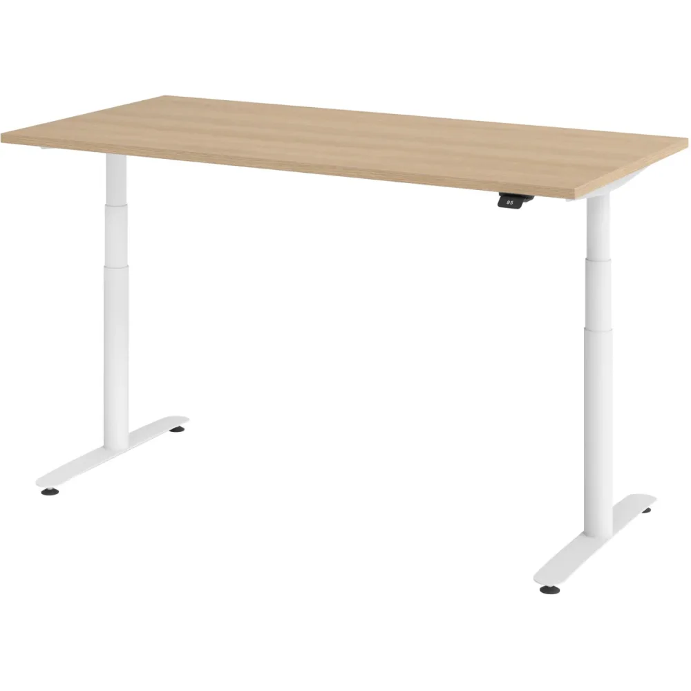 Schreibtisch Office Eiche elektrische Höhenverstellung 160 x 80 cm