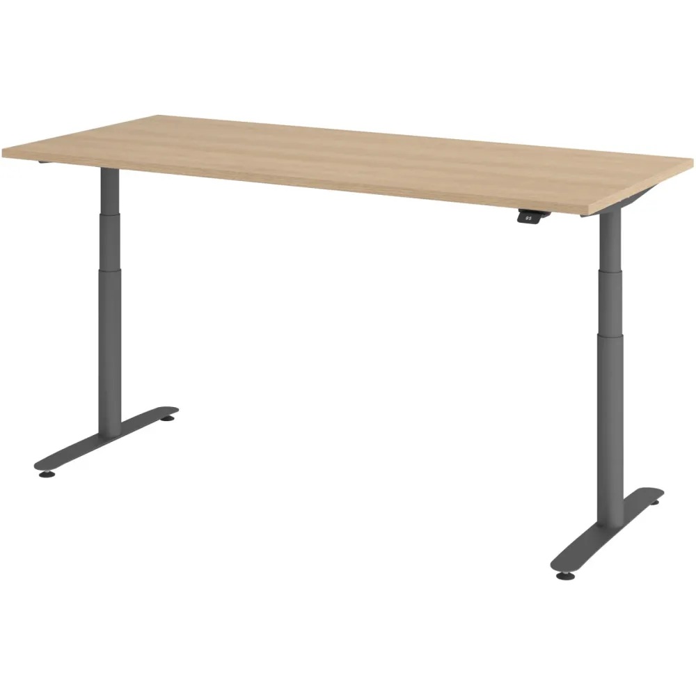 Schreibtisch Office Eiche elektrische Höhenverstellung 180 x 80 cm