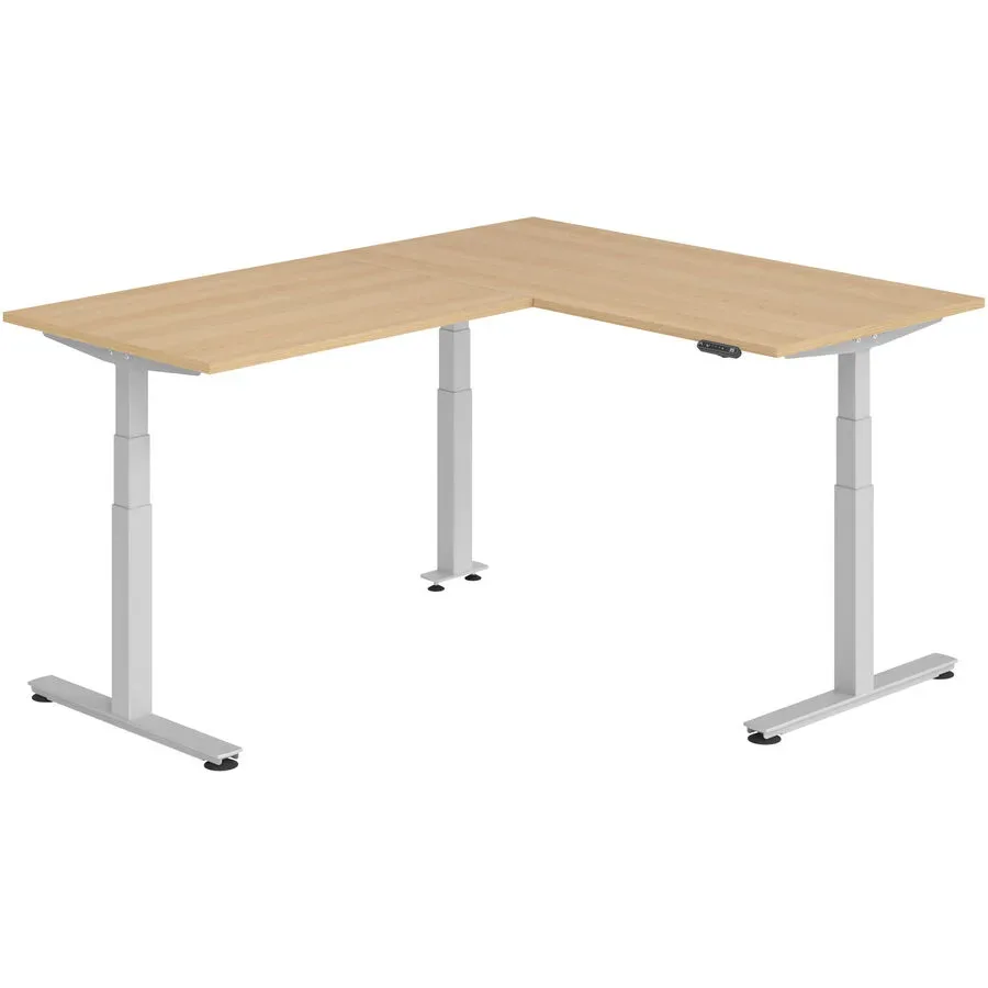 Schreibtisch Office Eiche elektrische Höhenverstellung 200 x 160 cm