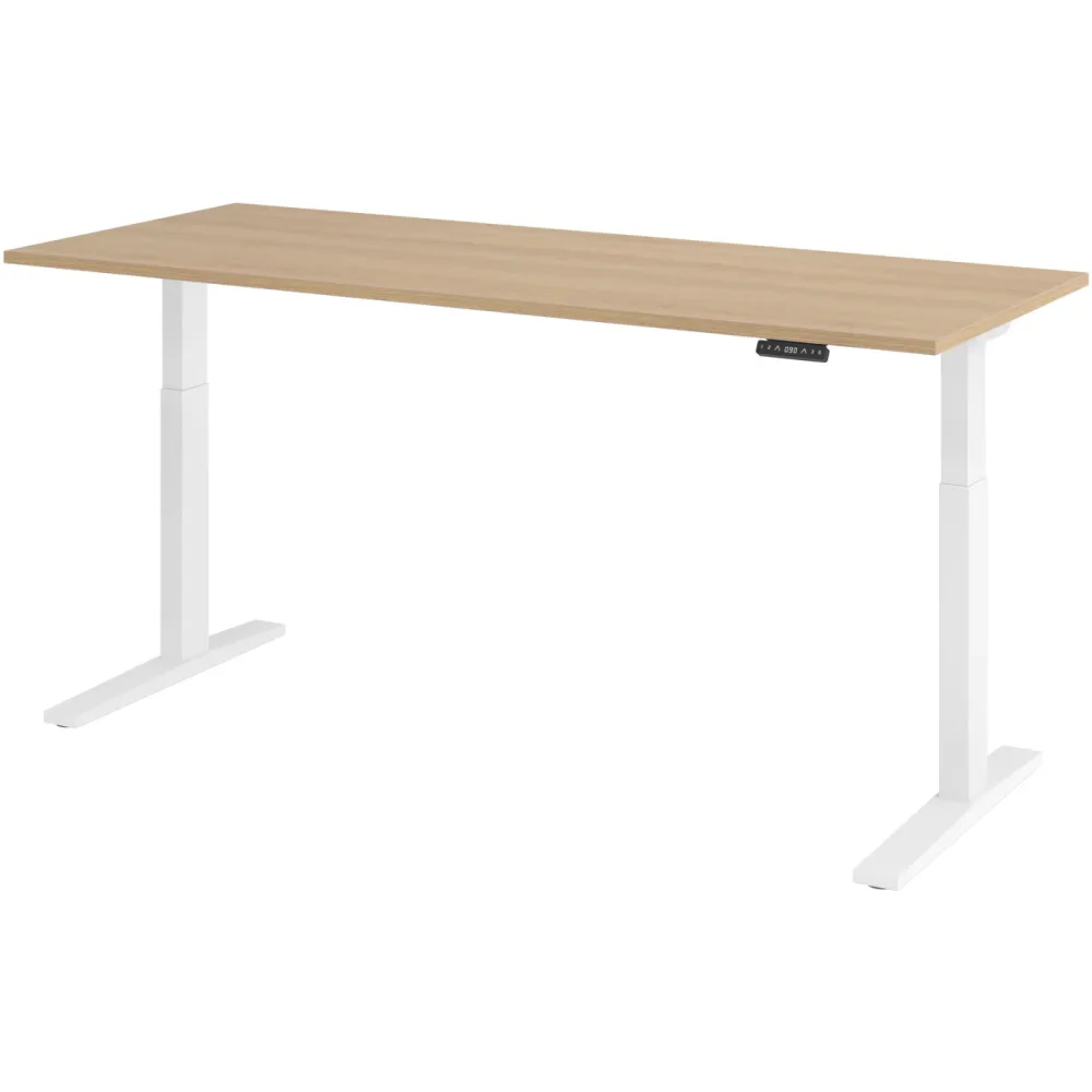 Schreibtisch Office Eiche elektrische Höhenverstellung 200 x 80 cm
