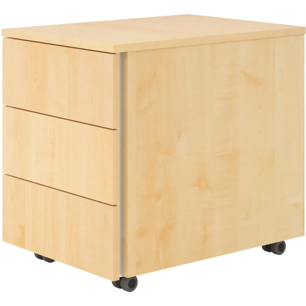 Rollcontainer Office Ahorn B 39.5 T 54.8 H 51 cm