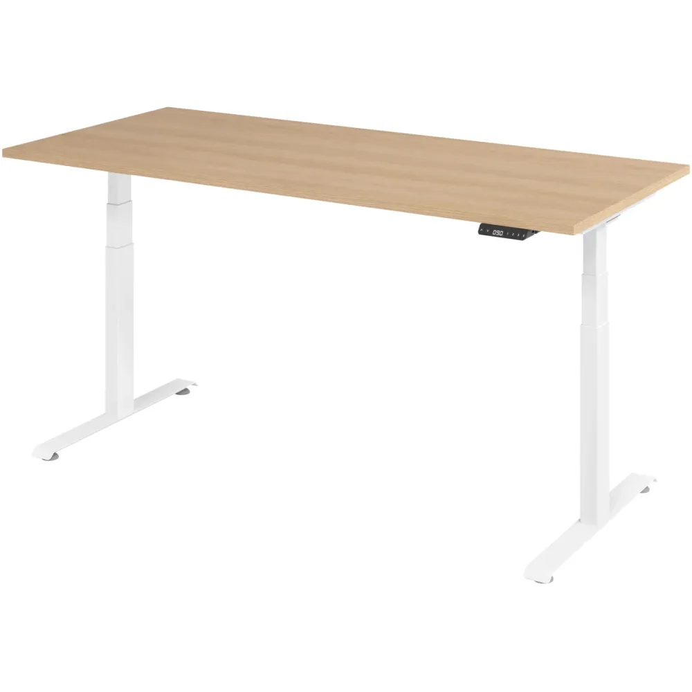 Schreibtisch Office Eiche elektrische Höhenverstellung 180 x 80 cm