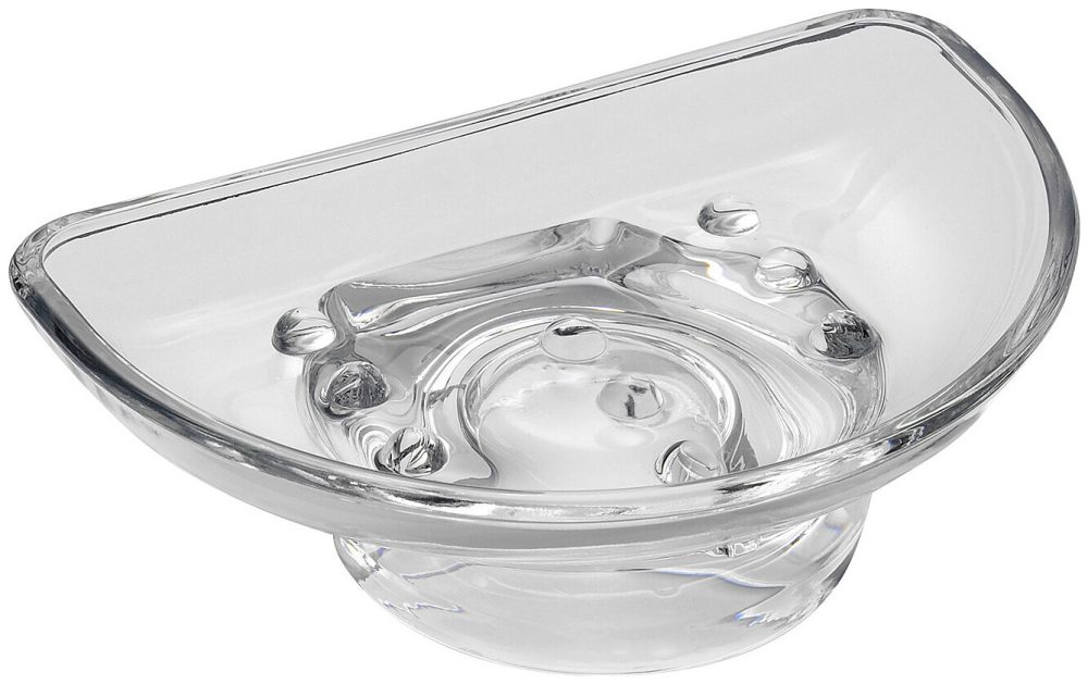 diaqua® Diaqua Seifenschale Chic 96 Glas Klar | 4 × 13.5 × 9 cm