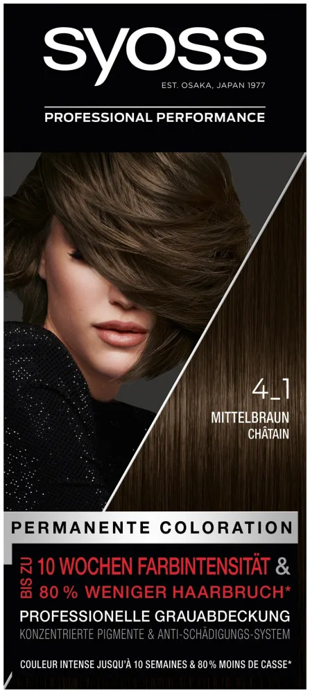 Syoss Coloration 4_1 Mittelbraun