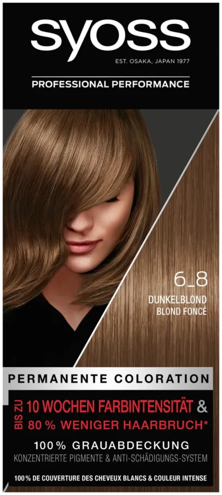 Syoss Permanente Coloration 6_8 Dunkelblond
