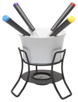 Nouvel Bianca Schokoladenfondue Set 7 Stück