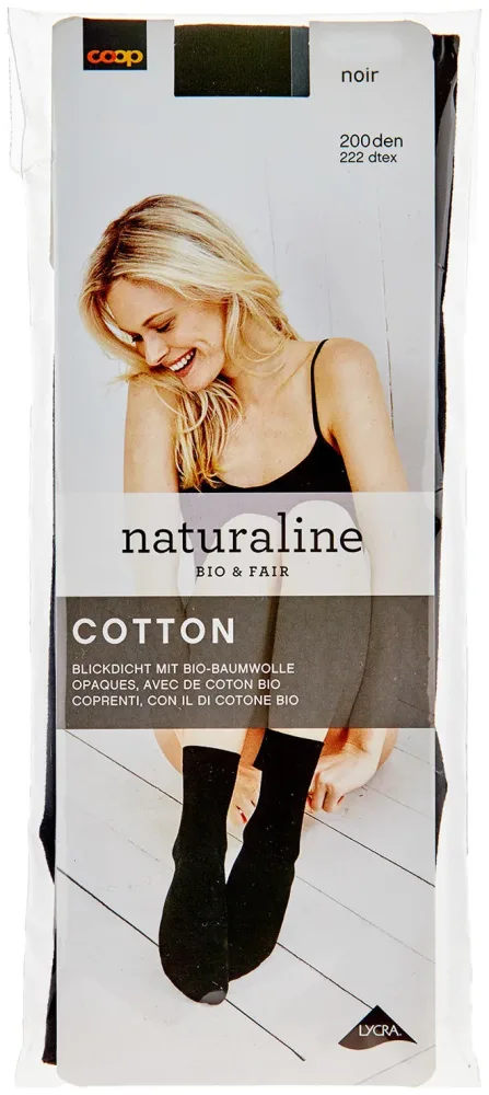 Naturaline Textil Avela Socken Cotton Noir 39 - 41