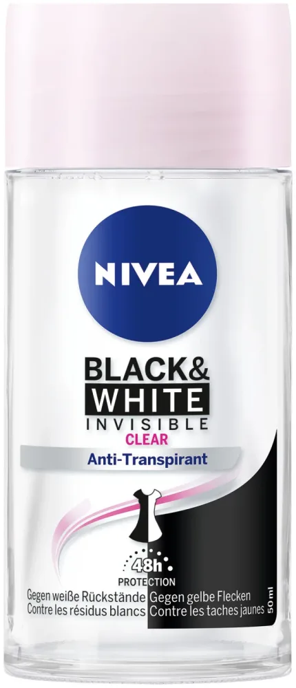 Nivea Deo Black & White Invisible Clear Roll-on Female