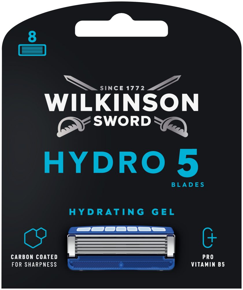 Wilkinson Ersatz-Rasierklingen Hydro5 5-klingig 8 Stück