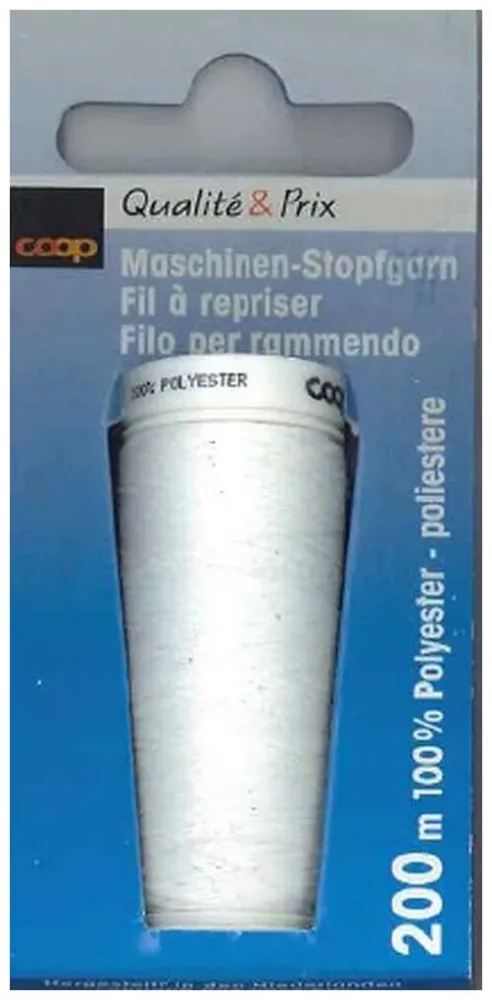 Coop Stopfgarn weiss Spule 200 m 1 Stk.